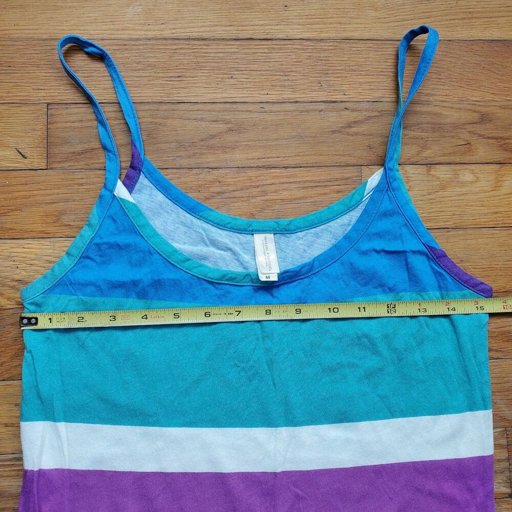 Threads 4 thought sustainable apparel striped tank maxi dress size medium - Picture 4 of 6